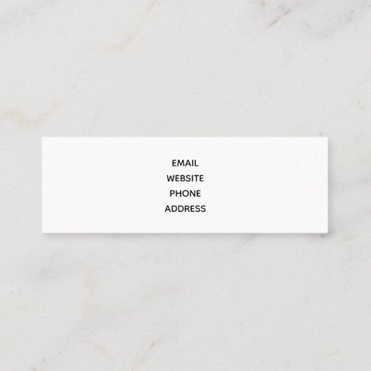 Carte De Visite Mini Ours farci mignon Fond en bois rustique (Dos)