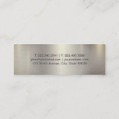 Carte De Visite Mini Pack Canine | Arrière - plan brillant de l'entraîn (Dos)