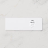 Carte De Visite Mini Painted American Flag on Rustic Wood Texture (Dos)