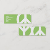 Carte De Visite Mini Paix (Devant / Derrière)