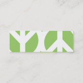 Carte De Visite Mini Paix (Dos)