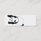 Carte De Visite Mini Panda - maigre (Dos)