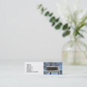 Carte De Visite Mini Panneau d'arrêt de bus à Berlin (Debout devant)