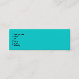 Carte De Visite Mini Paon