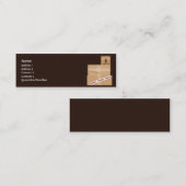 Carte De Visite Mini Paquets - maigres (Devant / Derrière)