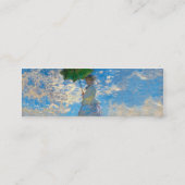 Carte De Visite Mini Parasol Monet Femme Impressionnisme (Dos)