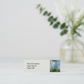 Carte De Visite Mini Parasol Monet Femme Impressionnisme (Debout devant)