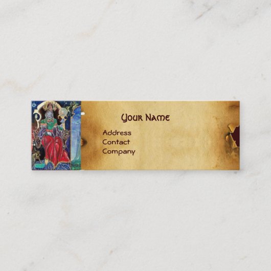 Carte De Visite Mini Parchemin NEUROMANCER (Devant)