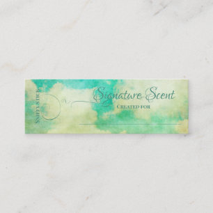 Carte De Visite Mini Parfum sur mesure note mélange personnel de senteu