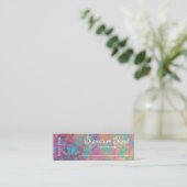 Carte De Visite Mini Parfum sur mesure parfum personnel sniff note mixe (Debout devant)