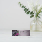 Carte De Visite Mini Parfum sur mesure parfum personnel sniff note mixe (Debout devant)