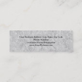 Carte De Visite Mini Parquet unique à Law Grey Mur Design (Dos)