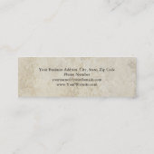 Carte De Visite Mini Parquet unique en droit Conception de pierre mural (Dos)