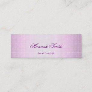 Carte De Visite Mini Parties scintillant de luxe moderne et élégante