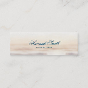 Carte De Visite Mini Parties scintillant de luxe moderne et professionn