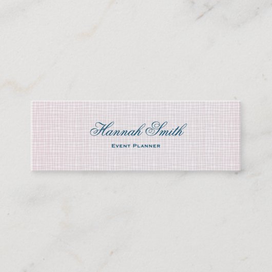 Carte De Visite Mini Parties scintillant de luxe moderne et professionn (Devant)