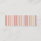 Carte De Visite Mini Pastel rose • Profilecard (Dos)