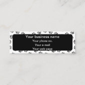 Carte De Visite Mini Patrouilles de Doodle, Paws de Chien, Paws de Chat (Devant)