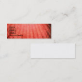 Carte De Visite Mini Patte de lions (Devant / Derrière)