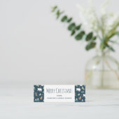 Carte De Visite Mini Patterns de Cute Christma (Debout devant)