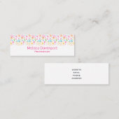 Carte De Visite Mini Patters de Hearts and Muffins (Devant / Derrière)