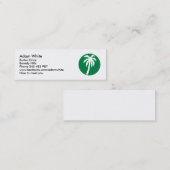 Carte De Visite Mini Paume (Devant / Derrière)