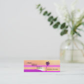 Carte De Visite Mini Paume de matin (Debout devant)