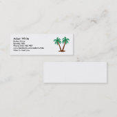 Carte De Visite Mini Paumes (Devant / Derrière)
