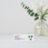Carte De Visite Mini Paumes (Debout devant)