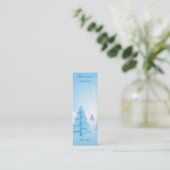 Carte De Visite Mini Paysage de Noël - Signet (Debout devant)