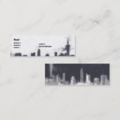 Carte De Visite Mini Paysage urbain - maigre (Devant / Derrière)