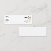 Carte De Visite Mini Pêcheur (Devant / Derrière)