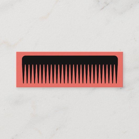 Carte De Visite Mini Peigne de prise des yeux (Devant)