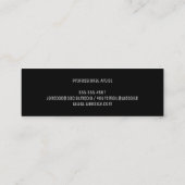 Carte De Visite Mini Peinture Abstraite | Trucs de brosse (Dos)