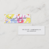 Carte De Visite Mini Peinture manuelle (Devant / Derrière)