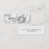 Carte De Visite Mini Peinture manuelle | Professeur d'art (Devant / Derrière)