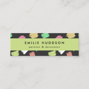 Carte De Visite Mini Peinture, Peintre, Peinture, Décorateur