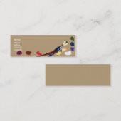 Carte De Visite Mini Peintures - maigres (Devant / Derrière)