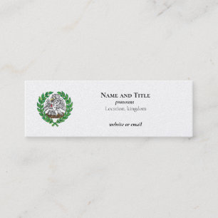 Carte De Visite Mini Pelican et Laurel Wreath