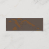 Carte De Visite Mini Pensée Brown - maigre (Dos)