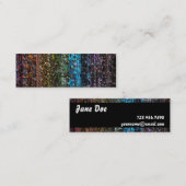 Carte De Visite Mini Perles abondantes (Devant / Derrière)