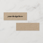 Carte De Visite Mini Personnalisé (Devant / Derrière)