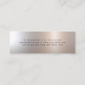 Carte De Visite Mini Personnalisez le Modèle de conception simple (Dos)