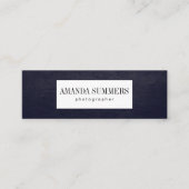 Carte De Visite Mini Perturbation violette (Devant)