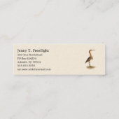 Carte De Visite Mini Petit Bittern (Ixobrychus exilis) Oiseaux de New Y (Dos)
