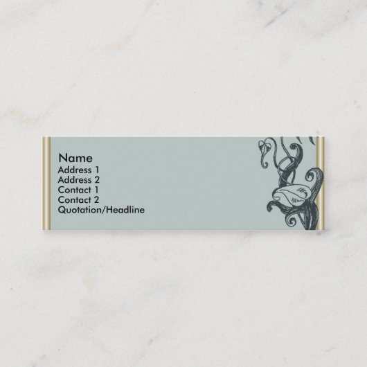 Carte De Visite Mini Petit Jack (Devant)