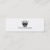 Carte De Visite Mini Petit logo de société turquoise solide traditionne (Dos)