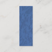 Carte De Visite Mini Petit Signet, Forêt Misty, Papillons (Dos)