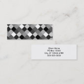 Carte De Visite Mini Petits blocs monotones (Devant / Derrière)