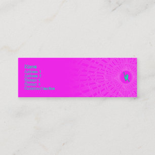 Carte De Visite Mini Peu d'homme de guitare - maigre